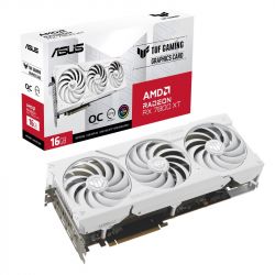  AMD Radeon RX 7800 XT 16GB GDDR6 TUF Gaming OC White Asus (TUF-RX7800XT-O16G-WHITE-GAMING)