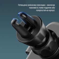 Тримач автомобільний СolorWay Metallic Gravity Holder 3 Black (CW-CHG14-BK) - Картинка 11