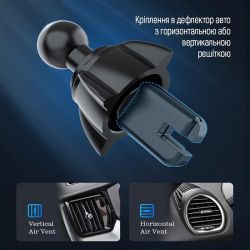 ������������ �������� ���������� ColorWay Air Vent Car Wireless Charger 15W Black (CW-CHAW038Q-BK) - �������� 12