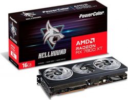  AMD Radeon RX 7800 XT 16GB GDDR6 Hellhound PowerColor (RX 7800 XT 16G-L/OC) -  1