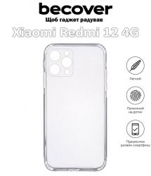 - BeCover  Xiaomi Redmi 12 4G Transparancy (709625) -  2