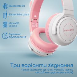 Bluetooth- Promate Panda Bubblegum -  7