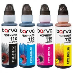 �������� ������ Barva Epson 112, ������ OneKey (1K), BK/C/M/Y (E112-1K-MP) 4�100 ��