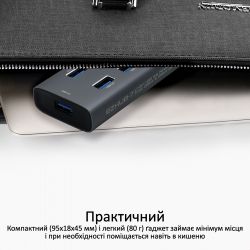 ������������ USB Promate EzHub Grey (ezhub-7.grey) - �������� 7