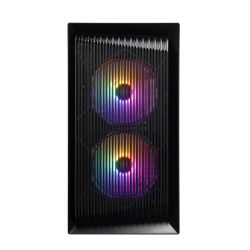 Корпус 1stPlayer BS-2-BK-3F1 Black без БП - Картинка 2