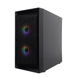 Корпус 1stPlayer BS-2-BK-3F1 Black без БП - Картинка 3