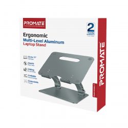 Охлаждающая подставка для ноутбука Promate DeskMate-7 Grey - Картинка 7