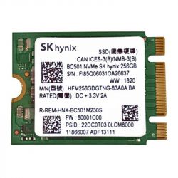 SSD  SK hynix BC501 256GB M.2 2230 NVMe PCIe 3.0 x4 (HFM256GDGTNG-83A0A) -  1