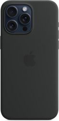 - Apple Silicone Case with MagSafe  Apple iPhone 15 Pro Max Black (MT1M3)