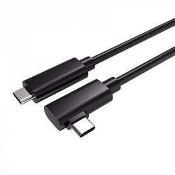  Type-C-Type-C Gtwin 90 Degrees Oculus Quest Gen2 Link VR PVC USB 3.1 Gen2 5Gbps 5A 5m Black (1005002414924340PVCC5B) -  2