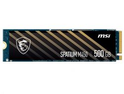  SSD  500GB MSI Spatium M450 M.2 2280 PCIe 4.0 x4 NVMe 3D NAND TLC (S78-440K220-P83)