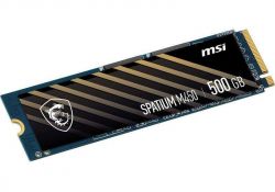  SSD  500GB MSI Spatium M450 M.2 2280 PCIe 4.0 x4 NVMe 3D NAND TLC (S78-440K220-P83) -  2