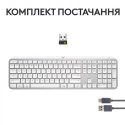 Клавиатура Logitech MX Keys S Pale Grey (920-011588) - Картинка 10