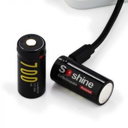 ���������� Soshine CR123A/16340 microUSB 700mAh 1�� - �������� 3