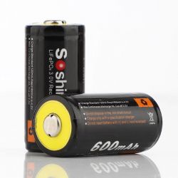  Soshine CR123A/16340 600mAh 1 -  3