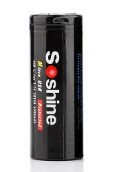 ���������� Soshine 26650 microUSB 5500mAh 1��