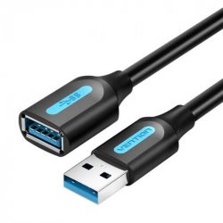- Vention USB3.0 AF - USB3.0 AM, 3 m, Black (CBHBI)