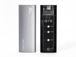   Frime M.2 NVMe PCIe, USB 3.2 Type-C, Metal, Silver (FHE401.M2UC) -  2