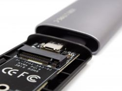   Frime M.2 NVMe PCIe, USB 3.2 Type-C, Metal, Silver (FHE401.M2UC) -  4
