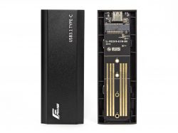   Frime M.2 NVMe PCIe, USB 3.2 Type-C, Metal, Black (FHE300.M2UC) -  2