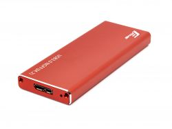   Frime M.2 NGFF SATA, USB 3.0, Metal, Red (FHE203.M2U30)