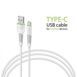  Intaleo CBFLEXT1 USB-USB Type-C 1.2 White (1283126568534)