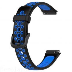  BeCover Vents Style  Huawei Band 7/Honor Band 7 Black-Blue (709437)