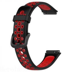  BeCover Vents Style  Huawei Band 7/Honor Band 7 Black-Red (709440)