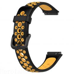  BeCover Vents Style  Huawei Band 7/Honor Band 7 Black-Orange (709441)