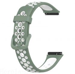  BeCover Vents Style  Huawei Band 7/Honor Band 7 Green-White (709443)