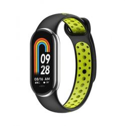  BeCover Vents Style  Xiaomi Mi Smart Band 8 Black-Green (709416)