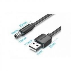  Vention USB - DC (M/M), 5.5 , 1.5 , Black (CEYBG) -  3