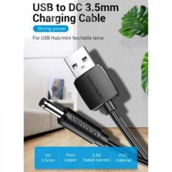  Vention USB - DC 3.5  (M/M), 1.5 , Black (CEXBG) -  4