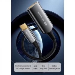  Vention USB Type-C - HDMI V 2.0, (F/M), 0.25m, Grey (CREBC) -  5
