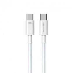  WK WDC-182 USB-C - USB-C 100W, 1 White (6941027632017)