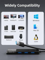  Cabletime USB Type C - 4 Port USB 3.0, 0.15 cm (CB02B) -  7