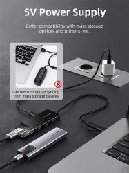  Cabletime USB Type C - 4 Port USB 3.0, 0.15 cm (CB03B) -  6