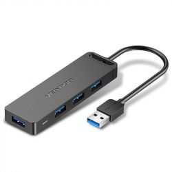  Vention 4-Port  micro USB  0.15M Black (CHLBB) -  1