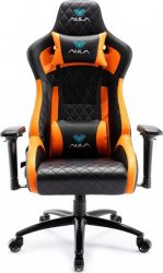    Aula F1031 Gaming Chair Black/Orange (6948391286211)