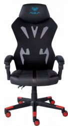    Aula F010 Gaming Chair Black/Red (6948391286228)