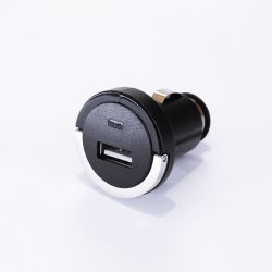    Strax bulk Car Charger 2.4A Single USB-A Black (4029948595757)