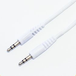  Xqisit Audio Cable 3.5  - 3.5  (M/M), 1.2 , White (4029948026954)