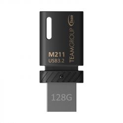 - USB3.2 128GB OTG Type-C Team M211 Black (TM2113128GB01)