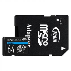  `i MicroSDXC 64GB UHS-I/U3 Class 10 Team Elite (TEAUSDX64GIV30A103)