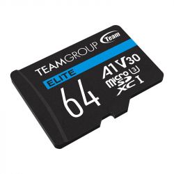   MicroSDXC  64GB UHS-I/U3 Class 10 Team Elite (TEAUSDX64GIV30A103) -  2