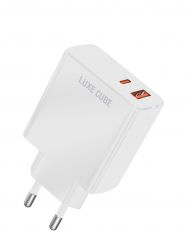   Luxe Cube 2USB 36W QC3.0+PD White (4120201336367)