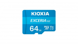  `i MicroSDXC  64GB UHS-I/U3 Class 10 Kioxia Exceria G2 R100MB/s (LMEX2L064GG2) + SD-