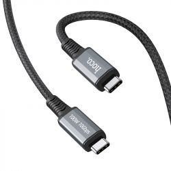  Hoco US01 USB Type-C - USB Type-C (10Gbps), 100W, 1.2 , Black (US0112B)