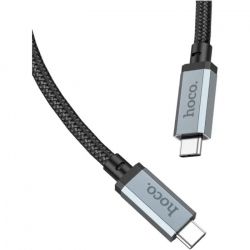  Hoco US05 USB Type-C - USB Type-C (40Gbps), USB4, 100W, 2 , Black (US052B) -  2