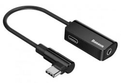  Baseus L45 USB Type-C - USB Type-C + 3.5  (M/F+F), 0.1 ,  (CATL45-01) -  1